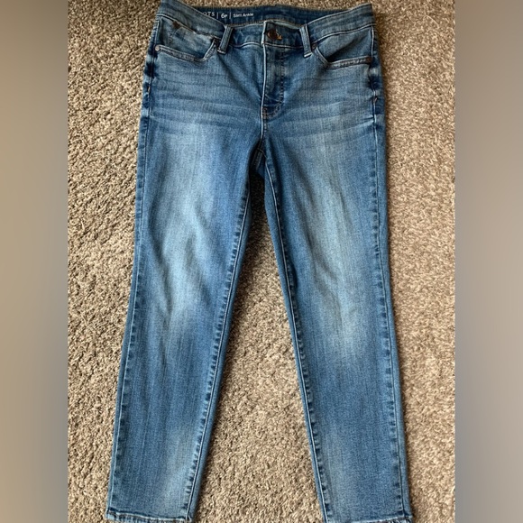 TALBOTS FLAWLESS Slim Ankle SIZE 6P JEANS - Picture 2 of 6